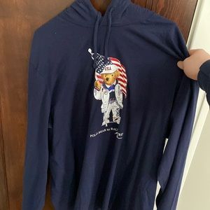 Mens Polo Ralph Lauren “Polo Bear” lightweight hoodie NEW WITH TAGS XXL